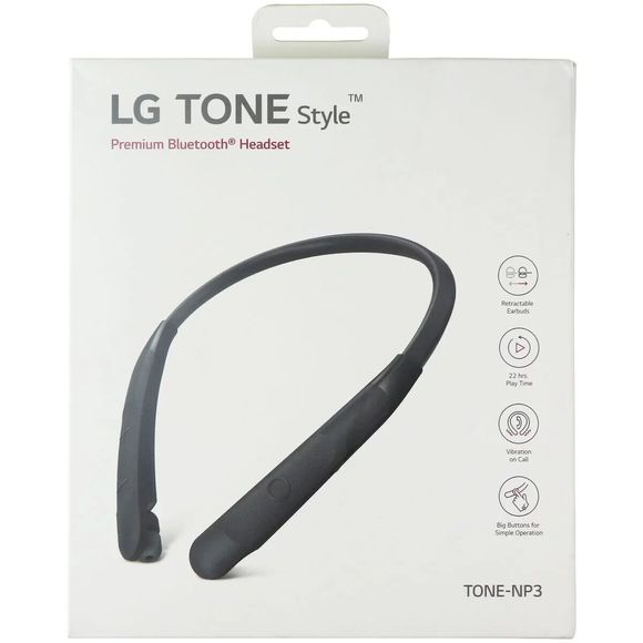 LG Headphones Lg Tone Free Np3 Neckband Wireless Bluetooth Headset